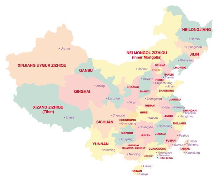 hangzhou carte chine